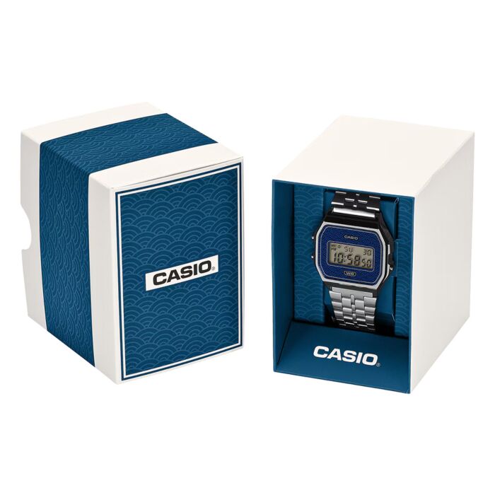 CASIO VINTAGE Mod. ICONIC - TRADITIONAL SEIGAIHA PATTERN Limited Edition - BLUE CASIO VINTAGE Mod. ICONIC - TRADITIONAL SEIGAIHA PATTERN Limited Edition - BLUE